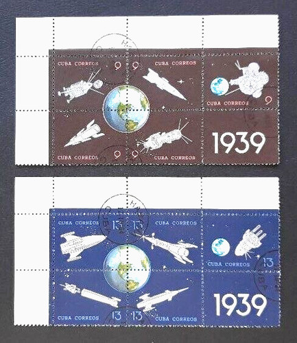 1cuba blocs 10 - de, timbres