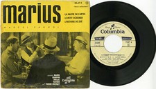 "MARIUS (La partie de cartes)" PAGNOL / RAIMU (EP 45 tours original 1957) VG+ 