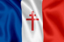 Drapeau france libre ffi - france,