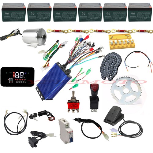 72v 3000w brushless - 72v, motor+kit