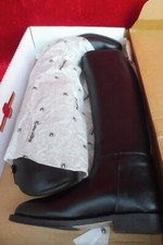 Bottes De Cheval, Taille 5 1/2, Cuir, Noir, Neuf