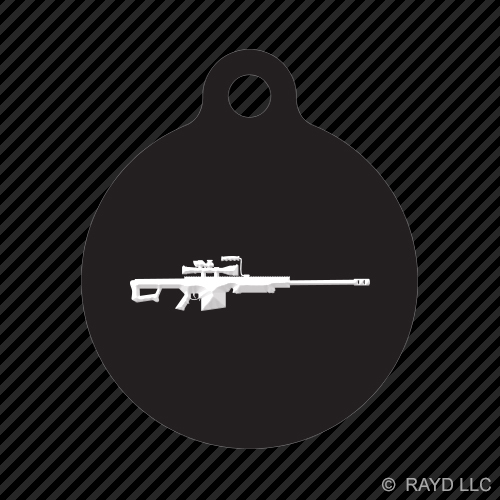 Barrett m107 keychain round - barrett,