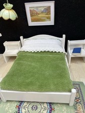 Lundby bedroom set: bed, 2