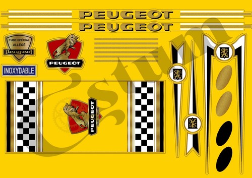 Peug203 stickers decals - stickers,
