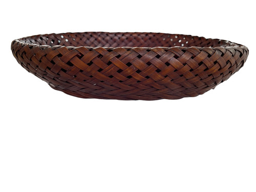 Ancien panier osier pain - a,