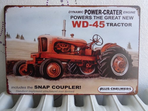 Tole metal tracteur - metal, allis