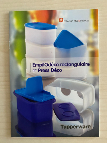 Livret tupperware empilodeco - livret,