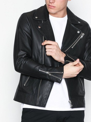 Veste cuir pour homme - en,