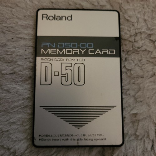 Roland d50 rom card 00 - rom, pn-00