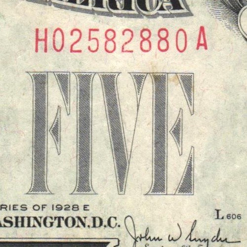 1928e red seal - red,