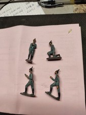 soldats Plomb  ,  1/2 Ronde Bosse  ,5 servants de canon   ,Heyde, Linéol, Cbg