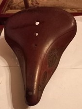 ancienne selle de vélo en cuir Ideale 110