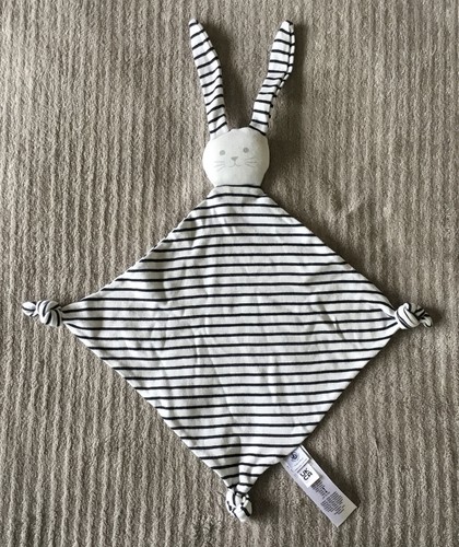 Doudou lapin blanc bleu - doudou,