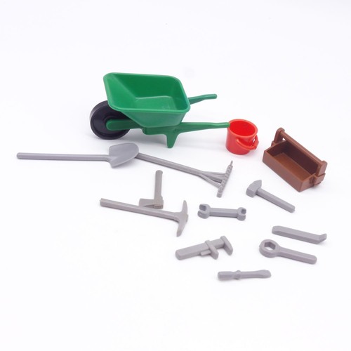 44665 playmobil brouette verte - brouette,