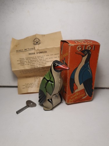 Gigi pingouin jouet mécanique - pingouin,