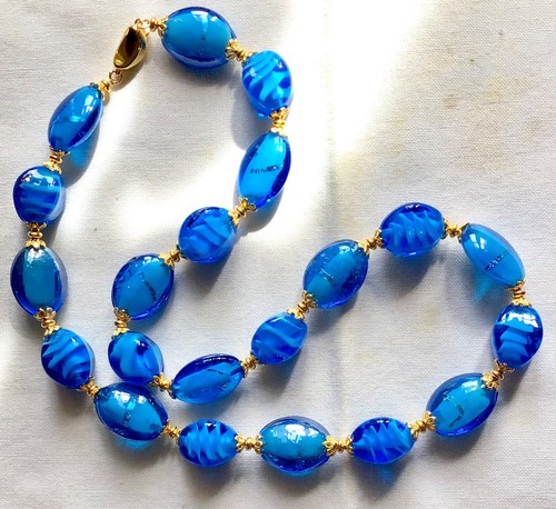 🌟Collier perles verre de