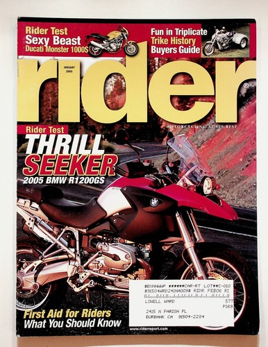 2005 january rider magazine - january,