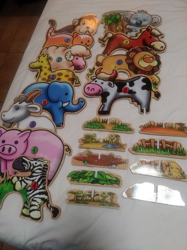 Wooden jumbo animal stand - 21,