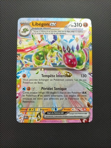 Carte pokémon libegon - pokémon, ex