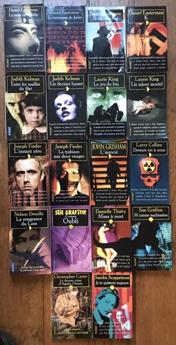 Lot thrillers policiers 18 - lot,