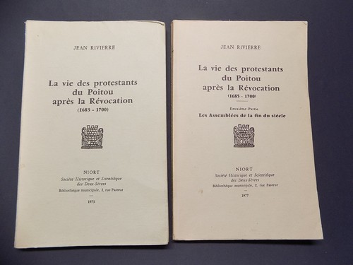 Vie des protestants du - vie,
