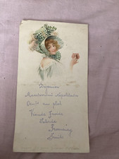 MENU DEJEUNER PUBLICITE  F.L