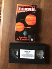 CASSETTE VIDEO VHS DOCUMENTAIRE TIME LIFE PUISSANCE TERRE record de l univers