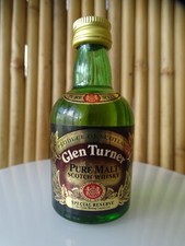 mignonnette GLEN TURNER Scotch Whisky Scotland bouteille en verre 5 cl 