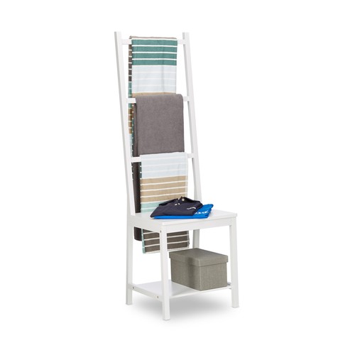 Porte serviettes bambou - porte-serviettes, en
