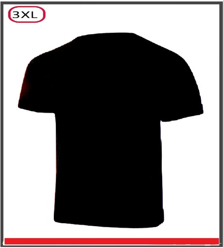 Shirt 3xl noir modele uni - 3xl,