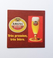 Sous bock  bière Amstel très pression très bière