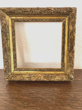 cadre doré ancien 13x13cm