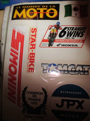 Autocollants moto honda - 8,