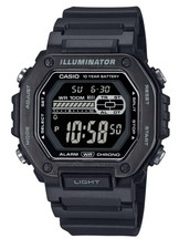 Casio Illuminator Alarm Chrono Rétro-éclairage MWD-110HB-1BV 100M Montre Homme