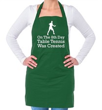 Sur 8th Jour Table Tennis Anciennement Créé - Adulte Unisexe Tablier - Ping Pong