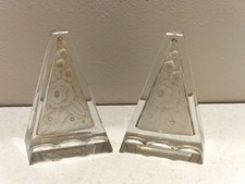 Paire de porte menu art déco