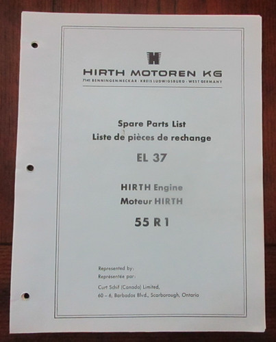 Hirth motoren engine 37 - hirth,