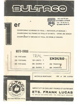 BULTACO-125-250 & 360 PUR SANG-125 LOBITO-250 & 350 SHERPA T-250 ET 360 FRONTERA