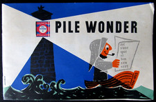 Ancienne brochure de 1954 PILE WONDER ne s'use que si l'on s'en sert