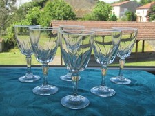 6 verres a vin rouge en cristal d'arques luminarc modèle FLAMENCO