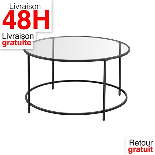 Vasagle table basse ronde - table,