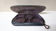 Anciennes Bésicles Lunettes Lorgnons Ecaille Boite d'origine XIXe siècle