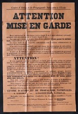 Affiche ATTENTION Centre de