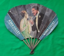 ANCIEN ÉVENTAIL PUBLICITAIRE - KINA LILLET