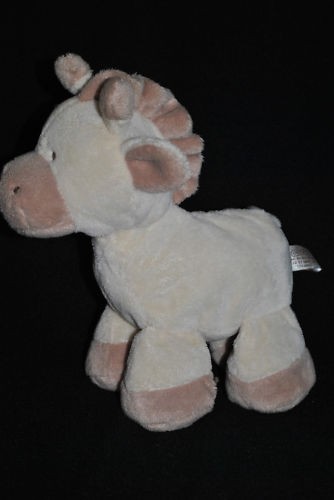 Peluche doudou cheval beige - peluche,