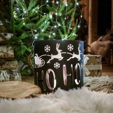 Support lanterne métal Noël