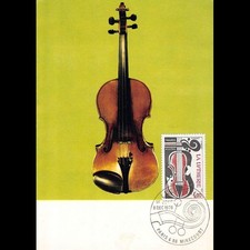 Carte maximum - n° 2072 - Métiers d'Art - La Lutherie - 8/12/1979 Paris et Mirec