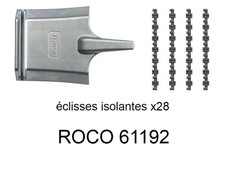 ROCO 28x éclisses isolantes