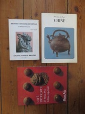 ASIE – LOT de 3 livres Chine, Cité Interdite, Bronzes archaïques