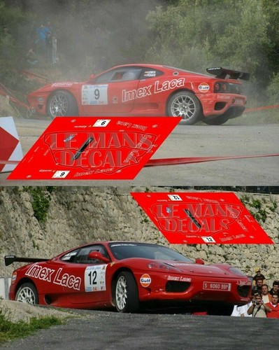 Stickers ferrari 360 rallye - 360,